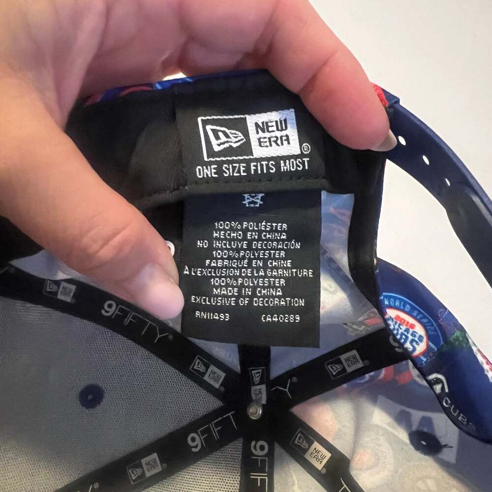 Chicago Cubs Royal OTC All Logos New Era 9FIFTY Snapback Hat One Size Fits Most - Picture 5 of 7
